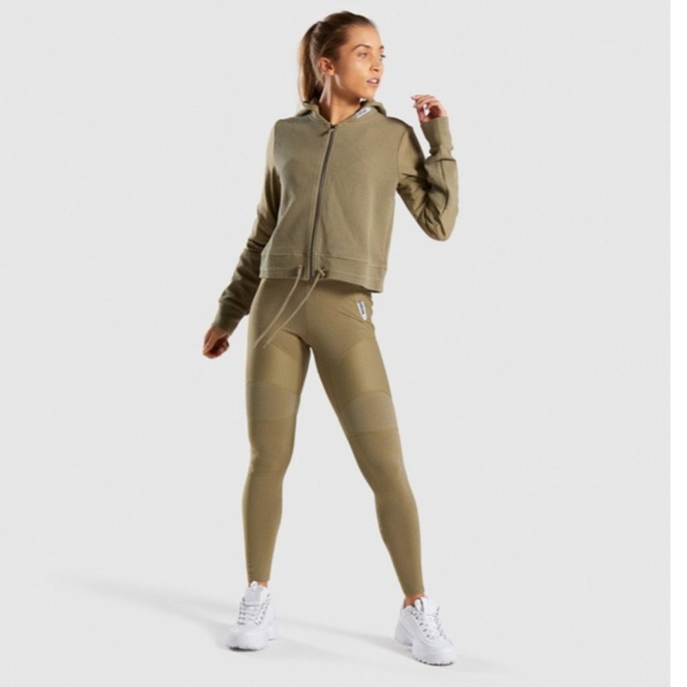 Gymshark True Texture Leggings KHAKI